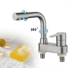 Bathroom Sink Faucets Cold Water Faucet Kitchen Basin Single Handle 304 Stainless Steel Tap