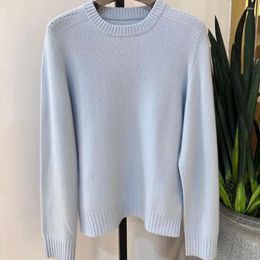 Women's Sweaters 2023 Autumn Winter Blue Rose Red Brown Green High Quality Cashmere Warm Comfortable Woman Sweater Casual Style