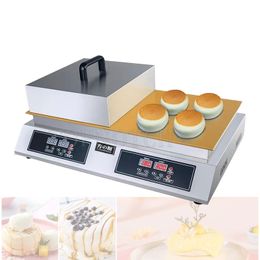 Commercial Dorayaki Muffin Machine Double-Headed Souffle Machine