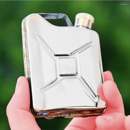 Hip Flasks 6 Oz Stainless Steel Screw Flask Pocket Liquor Alcohol