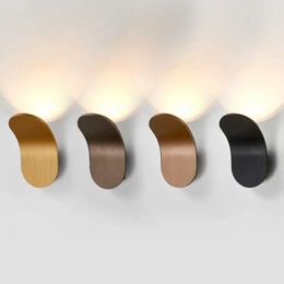 Wall Lamp Modern Style Bedroom Bedside LED Art Bracket Kitchen Entrance Hallway Corridor Decoration Lighting Small Luminaire