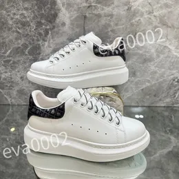 New top Woman Shoe Sneakers Chaussures Espadrilles Womens Casual Shoes Leather Lace Up Fashion Platform White Black Mens xsd221105