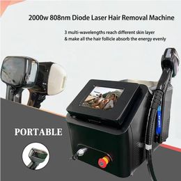 Big Spot Size Diode Laser Fast Depilation Hair Removal Beauty Salon OED/OEM 808nm Pigment Wrinkle Remove for All Skin Types with LCD Screen