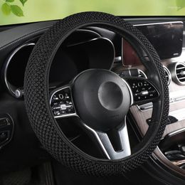 Steering Wheel Covers Car Cover 3D Large Mesh Breathable With No Inner Ring Elastic Handle For 37-38.5 CM Braid On Steering-Wheel