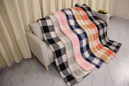 Nordic Chessboard Grid Sofa Cover Plaid Velvet Blanket Thickened Sofa Cover Blanket Knit Casual Nap Blanket Air Conditioner