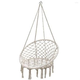 Camp Furniture Hanging Basket Nordic Style Net Red Balcony Fringe Swing Indoor Children's Cradle Chair Lazy Home