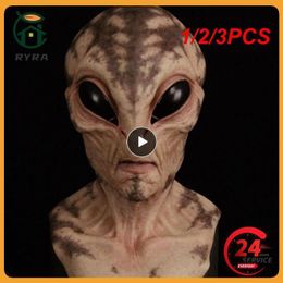 Party Masks 1/2/3PCS Halloween Alien Mask Scary Horrible Horror Alien Supersoft mask Mask Creepy Party Decoration Funny Cosplay Prop 230906