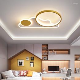 Ceiling Lights Children's Lamp LED Eye Protection Modern Simple Creative Bedroom Cartoon Cloud Nordic Boys And Girls Room Lighting