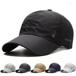 Ball Caps Summer Men Solid Mesh Baseball Cap Women Outdoor Sports Fashion Quick Drying Breathable Waterproof Hat Sun Visor Original Design