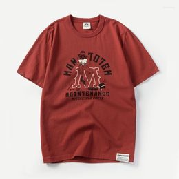 Men's T Shirts T-shirt Print "MNT" Men Short Sleeve Summer Dropped Shoulder Cotton Black Colour Shirt For MN33105