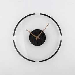 Wall Clocks Modern Aesthetic Clock Original Art Quiet Unique Classic Retro Minimalist Interior Horloge Murale Home Decor
