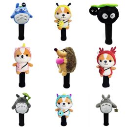 Other Golf Products All Kinds Of Animals Golf Headcovers Fit Up To Driver Fairway Woods Hybrid Covers Men Lady Mascot Novelty Cute Golf Gifts 230907