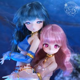 Dolls Original 14 Imomodoll TIAMAT MJD BJD Doll WhiteTan Skin Soft Rubber 20 Version Girl Toys Diy Dress Up no Makeup Clothes 230907