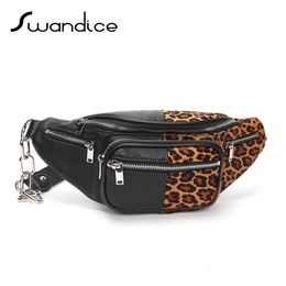 Waist Bags Lambskin Zipper Fanny Packs Chest Bum Belt Handbags Real Genuine Leather Crossbody Messenger Shoulder Bag Men 230906