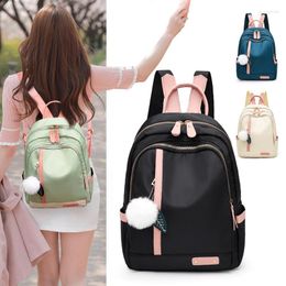 School Bags Backpack Women's Small Fresh Oxford Cloth Waterproof Large Capacity Lightweight Leisure Travel Bag