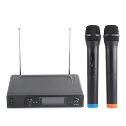 Microphones Cordless Microphone Dual System Speakers Desktop Karaoke Wireless Speaking Dynamic