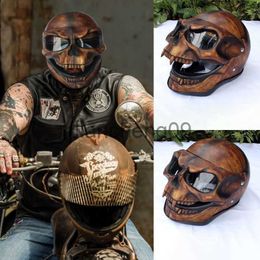 Party Masks Necromancer Skull Helmet Necromancer Head Props Mask Full Head Skull Mask/Helmet Necromancer Movable Spectacle Mask x0907