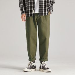 Men's Pants Men Clothing 2023 Japanese Cargo Trousers For Black Casual ArmyGreen Male Oversize