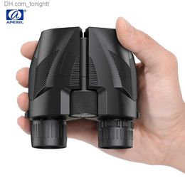 Telescopes APEXEL Professional Powerful Binoculars 10x25 Long Range Binoculares Outdoor Hunting HD Telescope Large View for Adults and Kids Q230907