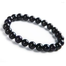 Strand 2023 Fashion Stretch Bracelets For Women 8mm Healing Crystal Round Beads Purple Natural Sugilite Bracelet