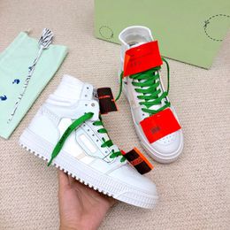 3.0 Off Court Leather Shoes Designer Luxury White High Mid Top Sneaker Out Of Office ODSY-1000 Fashion Outdoor Sports Couple Rubber Sole Casual Shoe