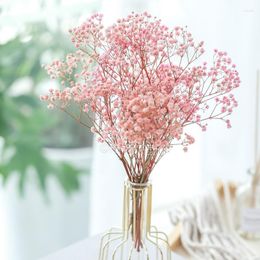 Decorative Flowers Gypsophila Natural Dried Flower Preserved Baby Breath Bouquet Gift Wedding Party Decoration Gypsophile Fleurs Sechee