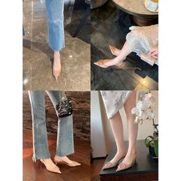 Valentine Designer shoes Pointed metal Vbuckle high heels Vbutton Nude Colour Male High Heels Womens Lacquer Leather Back Hollow Heel Sandals Women h VI35