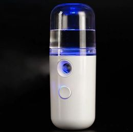 Steamer Nano Sprayer USB Nebulizer Face steamer Humidifier Hydrating Antiaging Wrinkle Women Beauty Skin Care Tools Santitizer 230907