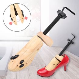 Shoe Parts Accessorie Men Stretcher Shaper Keeper Adjustable Two Way Support Wooden Bunion Holder Boots Expander High Heels Anti Wrinkle 230920