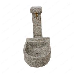 Bathroom Sink Faucets Stone Engraved Wash Basin Mop Pool Marble Courtyard Outdoor Outside Floor-Standing