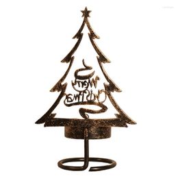 Candle Holders Christmas Candlestick Decoration Tree Centrepiece Tea Light Decorations For Wedding Home Parties