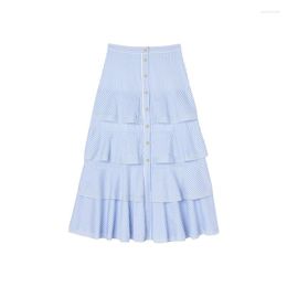 Skirts Light Luxury Socialite French Unique Super Fairy Heavy Industry Temperament Comfortable Casual Skirt