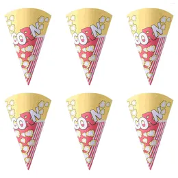 Gift Wrap 50pcs Cone Shape Candy With Tapered Tips Multifunction Paper Treat Bags For Popcorn Wedding Favor Boxes