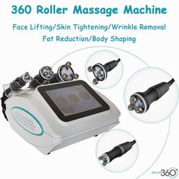 LED Light Fat Reduce Slimming Body Radio Frequency Skin Lift Anti Aging Device Portable 360 Degree Automatic Rotating Roller Massage Machine