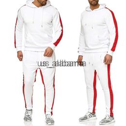 Men's Tracksuits Europe And The United States New Men's Cardigan Hooded Solid Color Hoodie Suit Sports Casual Color Shirt Men x0907