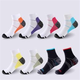 Breathable Compression Ankle Socks Anti-Fatigue Plantar Fasciitis Heel Spurs Pain Short Sock Running Socks For Men Women Accessori249S