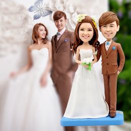 Dolls Reallife Soft Clay Figurine Custom Doll Wax Portrait Po Diy Birthday Wedding Teacher Gift 230907