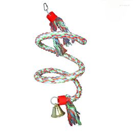 Other Bird Supplies Climb Cotton Rope Swing Parrot Toys For Medium And Big Birds Training Tools