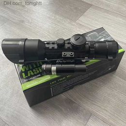 Telescopes Tactical Hunting Adjustable Sight Telescope Outdoor Sports Long Range Red/Green Dots Optical Telescope Q230907