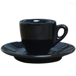 Cups Saucers Point Professional Competition Level Espresso Mug Thick Cafe Coffee Cup Saucer Sets Turkish