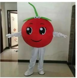 2024 Performance Cherry Mascot Costume Halloween Fancy Party Dress Cartoon Character Suit Carnival Unisex Adults Outfit Event Promotional Props