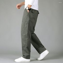 Men's Pants 2024 Men Large Size Big 6XL Plus 's Cargo Trousers For Sports Military Style Jogger Male