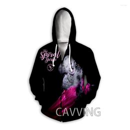 Men's Hoodies Fashion 3D Print Sopor Aeternus Zipper Hoodie Zip Up Hooded Sweatshirt Harajuku Hip Hop