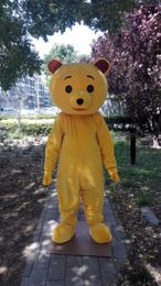 yellow bear mascot costume custom custom adult size cartoon character fancy dress carnival costume41238