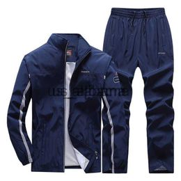 Men's Tracksuits 2023 Spring Autumn Sweatshirt SweatPants Trousers For Men Set Two Piece Black Tracksuit Hip Hop Streetwear Running Sport Clothes x0907