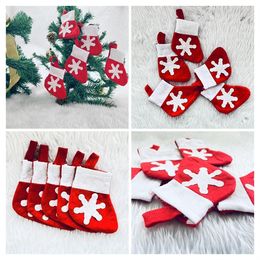Christmas decorations Christmas trees small pendants Christmas socks cutlery plates small socks by Ocean-shipping P71