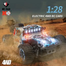 ElectricRC Car WLtoys 284161 1 28 4WD RC Car With LED Lights 24G Radio Remote Control Car OffRoad Drift Monster Trucks Toys for Kids 230906