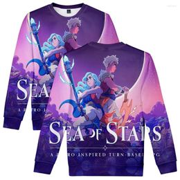 Men's Hoodies Sea Of Stars Game Merch Crewneck Unisex Summer Winter Long Sleeve Top Shirt 3D Cosplay Clothes