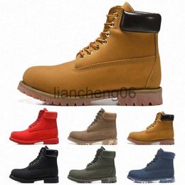 Boots designer Boots Men Women Boot Leather Shoes Ankle Classic Martin Shoe Cowboy Yellow Red Blue Black Pink Hiking Motorcycle Bootiess DesemX9y# x0907