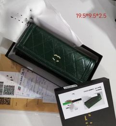 Wallet New Fashion Sewing Line Rhombus Wallet Large Capacity Tri-Fold Clutch Wholesale